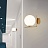 Настенный светильник в скандинавском стиле со стеклянным плафоном-шаром STEM WALL фото 4