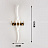 Настенный светодиодный светильник с оленем Blum-11 Золотой 120 см  фото 4