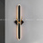 Настенный светодиодный светильник с оленем Blum-10 Черный 60 см  фото 6