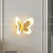 Настенный светильник в виде бабочки Черный фото 15