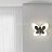 Настенный светильник в виде бабочки Золотой фото 14