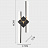 Настенный светодиодный светильник с оленем Blum-7 Золотой A фото 2