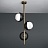 Потолочный светильник с каркасом из металла и плафонами из стекла CRAIG фото 3