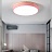 Светодиодные плоские потолочные светильники KIER WOOD 50 см  Розовый фото 36