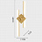 Настенный светодиодный светильник с оленем Blum-7 Золотой A фото 4