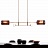 Реечная люстра в скандинавском стиле в трех цветовых решениях TRAIT LONG янтарный фото 2