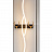 Настенный светодиодный светильник с оленем Blum-11 Золотой 100 см  фото 6