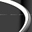 Потолочная светодиодная люстра PLANET A 50 см  Черный фото 26