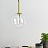 Подвесной светильник в виде стеклянного шара 10 см  Белый Матовый фото 7