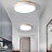 Светодиодные плоские потолочные светильники KIER WOOD 40 см  Серый фото 33
