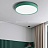 Светодиодные плоские потолочные светильники KIER 40 см  Зеленый фото 8