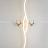 Настенный светодиодный светильник с оленем Blum-11 Черный 100 см  фото 15